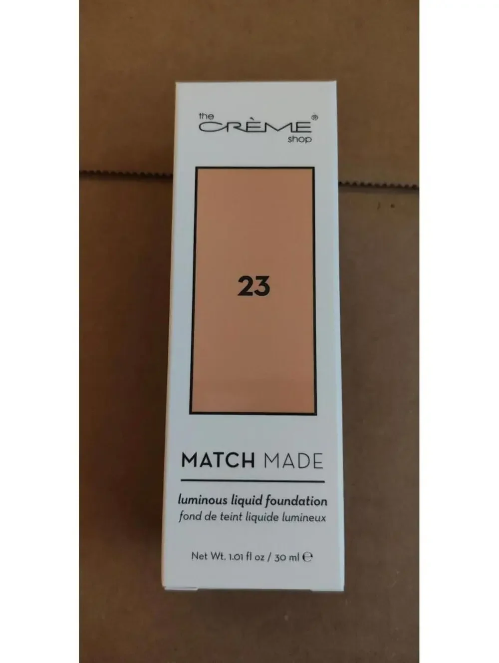 The Creme Shop Match Made Luminous Liquid Foundation Buildable Shade 23 - 1.01oz